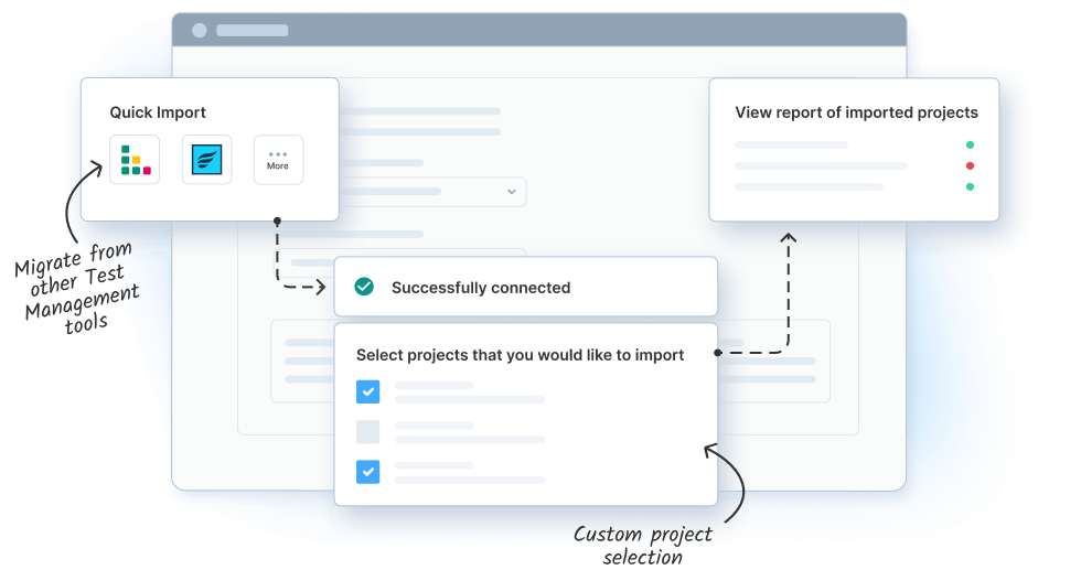 Quick Import from Test Management tools