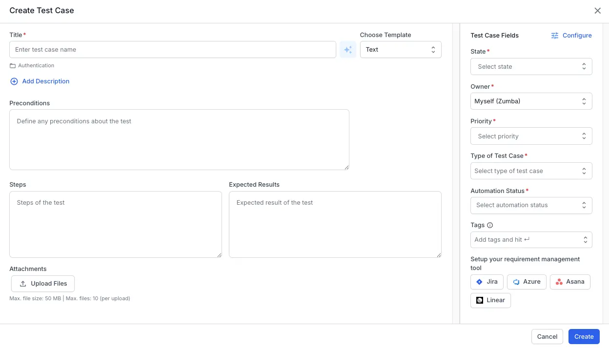 Select Connect to Linear